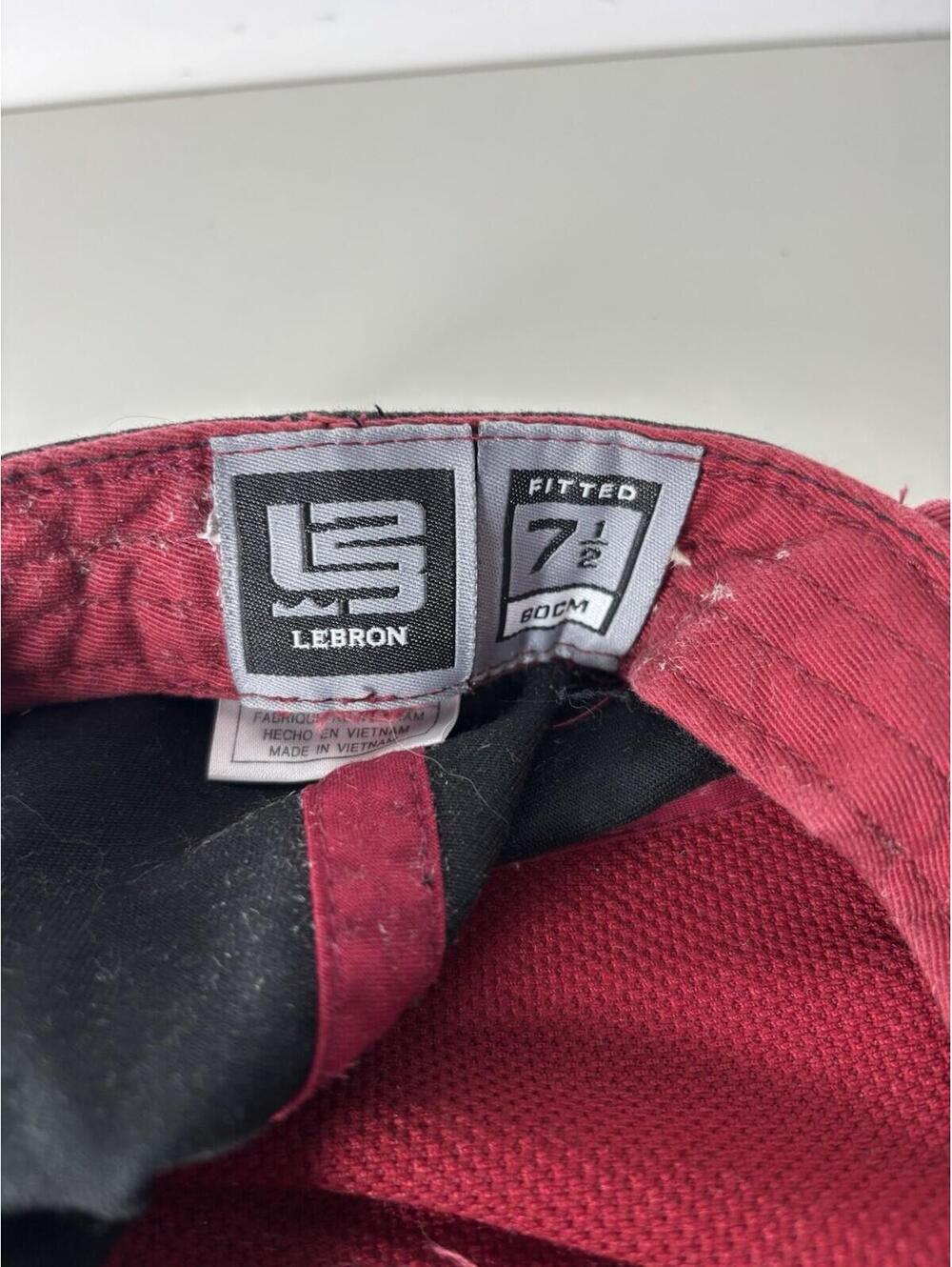 Lebron James Nike Hat Cap Black 7 1/2 - Picture 5 of 6